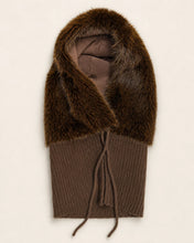 Load image into Gallery viewer, Faux Fur Hooded Scarf - Accessories
