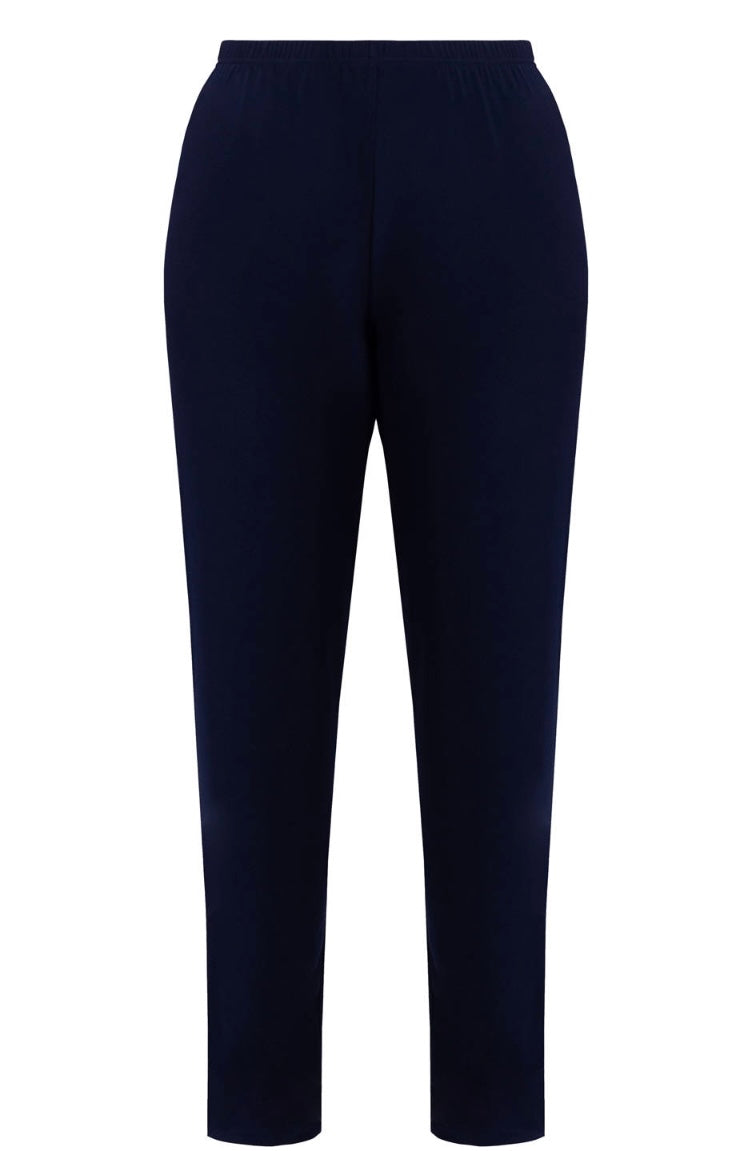 Navy Jersey Trousers - Georgede