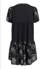 Load image into Gallery viewer, Black Embroidered Dress - Noen
