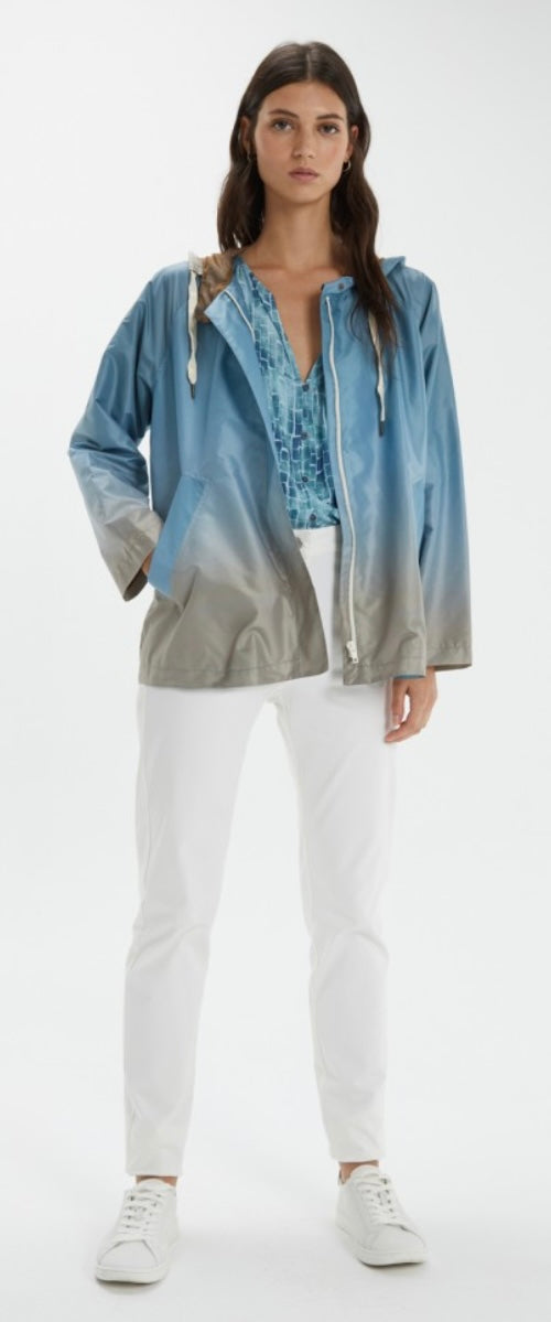 Two Tone Blue Jacket - Paz Torras