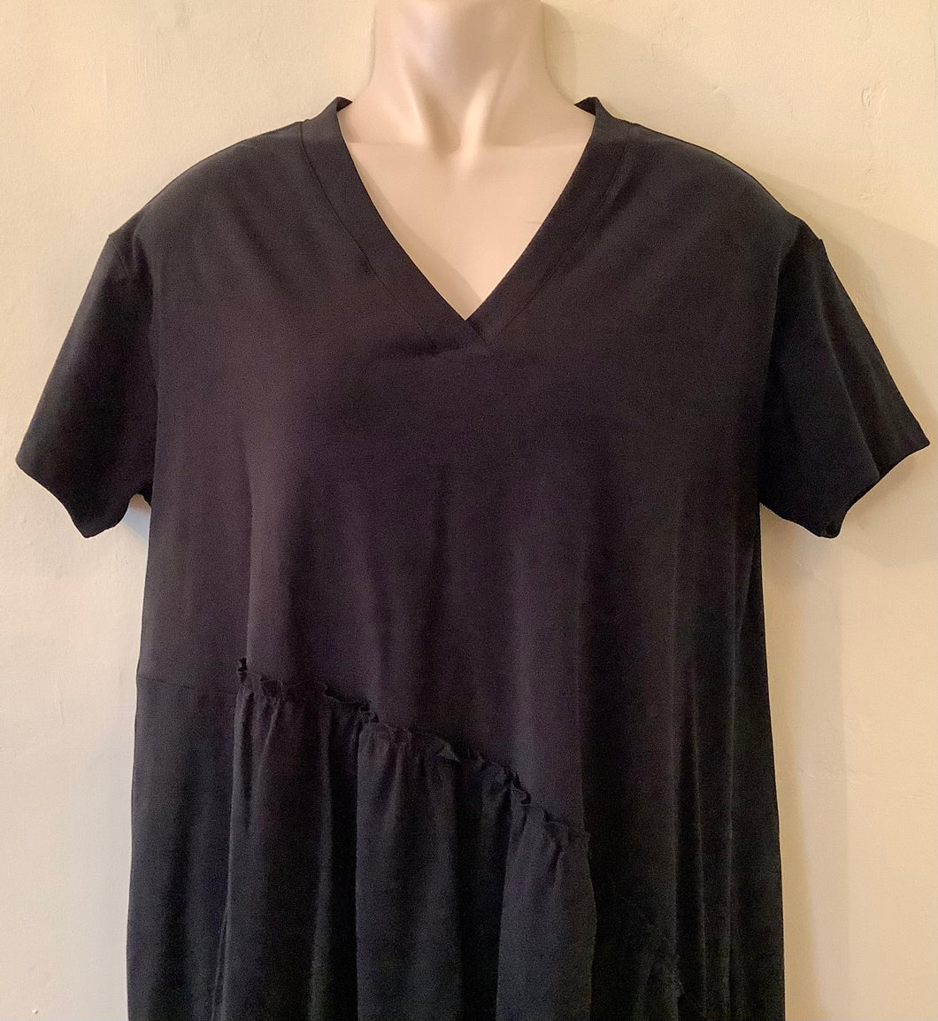 Layered Black Top - Qué
