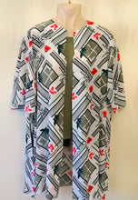 Load image into Gallery viewer, Pattern Chiffon Long Jacket - Georgede
