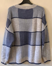 Load image into Gallery viewer, Blue and Grey Jumper - Paz Torras
