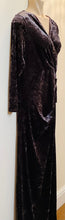 Load image into Gallery viewer, Pewter Grey Velvet Dress - Evening Wear
