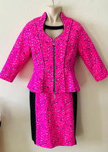 Load image into Gallery viewer, Pink Black Dress and Jacket - Tia
