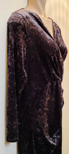 Load image into Gallery viewer, Pewter Grey Velvet Dress - Evening Wear
