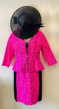 Load image into Gallery viewer, Pink Black Dress and Jacket - Tia
