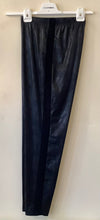 Load image into Gallery viewer, Black Faux Leather Trousers - Doris Streich
