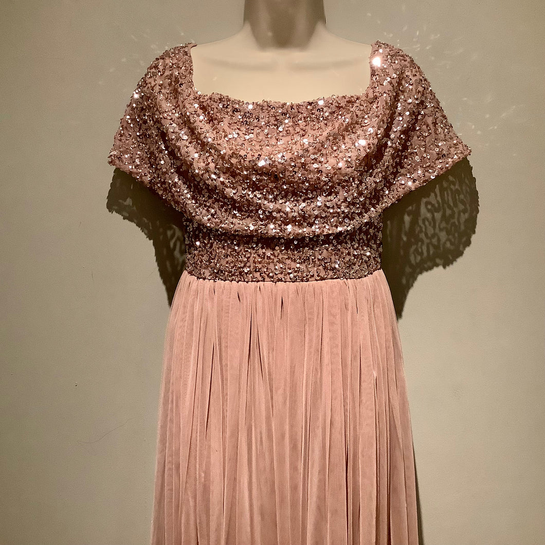 Pink Sequin Dress - Evening Wear