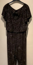 Load image into Gallery viewer, Black and Silver Jumpsuit - Evening Wear
